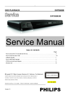 Philips - DVP-3500-K-Service-Manual